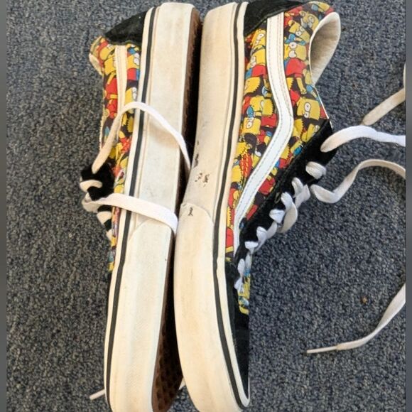 Vans The Simpsons Bart Simpson shoes Men's 10 - Picture 2 of 4